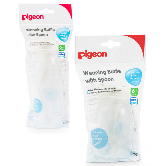 WEANING BOTTLE WITH SPOON